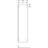 Шкаф-пенал GEBERIT ACANTO 500.637.01.2 45 см